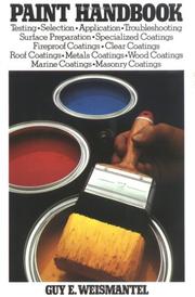 Cover of: Paint handbook by edited by Guy E. Weismantel.