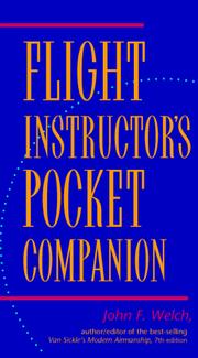 Cover of: Flight instructor's pocket companion