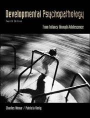 Cover of: Developmental Psychopathology by Charles Wenar, Patricia Kerig