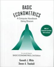 Cover of: Basic Econometrics by Damodar N. Gujarati, Damodar N. Gujarati