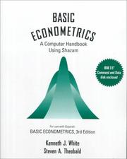 Cover of: Basic econometrics: a computer handbook using Shazam