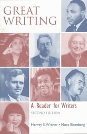 Cover of: Great writing: a reader for writers