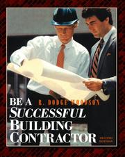 Cover of: Be a successful building contractor