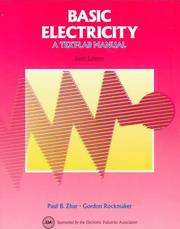 Cover of: Basic Electricity by Paul B. Zbar, Gordon Rockmaker