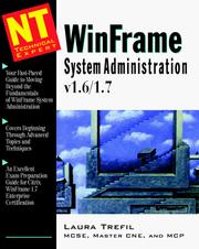 Cover of: WinFrame system administration v1.6/1.7 | Laura Trefil