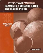 Cover of: International Economics: Payments, Exchange Rates & Macro Policy