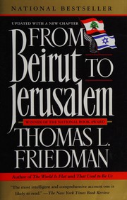 Cover of: From Beirut to Jerusalem: updated with a new chapter