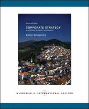 Cover of: Corporate Strategy | Collis        