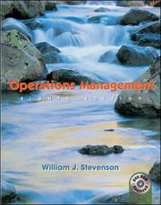 Operations management by William J. Stevenson