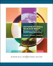 Cover of: Fundamentals of International Management by Arvind Phatak        