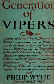 Cover of: Generation of vipers ... by Philip Wylie