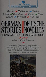 Cover of: German stories: Deutsche Novellen