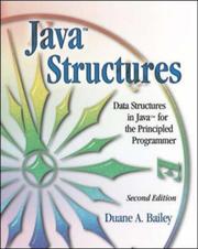 Cover of: Java Structures by Duane A. Bailey, Duane A. Bailey