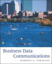 Cover of: Business Data Communications (Mcgraw-Hill Forouzan Networking Series)
