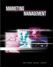 Cover of: Marketing Management (McGraw-Hill/Irwin Series in Marketing)