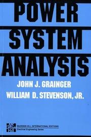 Cover of: Power Systems Analysis (Power & Energy) by John Grainger, William D. Stevenson