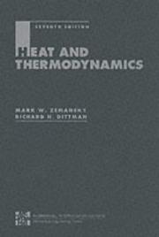 Cover of: Heat and Thermodynamics.