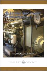 Cover of: Electric Machinery Fundamentals (Power & Energy)