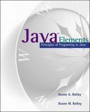 Cover of: Java Elements