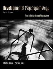 Cover of: Developmental Psychopathology (McGraw-Hill International Editions: Psychology Series)