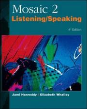 Cover of: Mosaic Two -Listening and Speaking by Jami Ferrer-Hanreddy, Jamie Hanreddy, Elizabeth Whalley, Jamie Hanreddy, Elizabeth Whalley