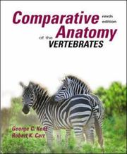 Cover of: Comparative Anatomy of the Vertebrates by George C. Kent, Robert K. Carr