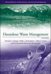 Cover of: Hazardous Waste Management by Lagrega       