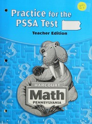 Cover of: Harcourt math: Practice for the PSSA test