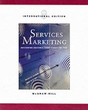 Cover of: Services Marketing by Valarie A. Zeithaml, Mary Jo Bitner, Valarie A. Zeithaml, Mary Jo Bitner