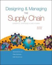 Cover of: Designing and Managing the Supply Chain by David Simchi-Levi, Philip Kaminsky, Edith Simchi-Levi