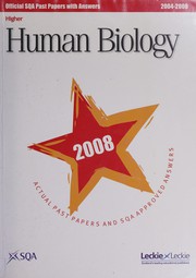 Cover of: Higher human biology by Scottish Qualifications Authority