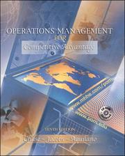 Cover of: Operations Management for Competitive Advantage by Richard B. Chase, Nicholas J. Aquilano