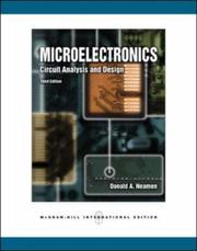 Cover of: Microelectronics by Donald Neamen        