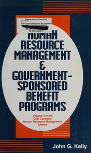 Cover of: Human resource management & government sponsored benefit programs