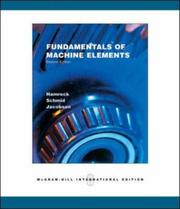 Cover of: Fundamentals of Machine Elements