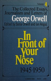 Cover of: The collected essays, journalism and letters of George Orwell by George Orwell