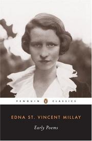 Cover of: Early poems by Edna St. Vincent Millay