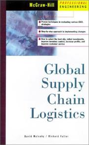 Cover of: Global supply chain logistics by David E. Mulcahy