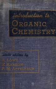 Cover of: An introduction to organic chemistry