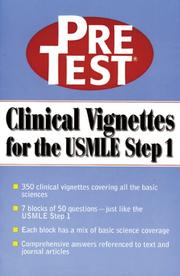 Cover of: Clinical Vignettes for the USMLE Step 1 by McGraw-Hill, inc