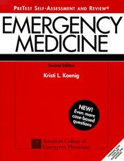 Cover of: Emergency Medicine PreTest : Self Assessment and Review