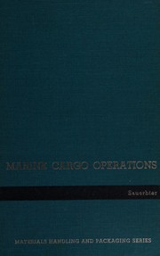 Cover of: Marine cargo operations.