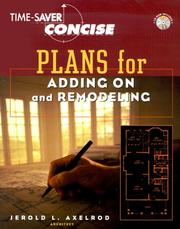 Cover of: Time-Saver Standards Concise Plans for Adding-On and Remodeling