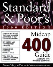 Cover of: Standard & Poor's MidCap 400 Guide 2000 by Standard & Poor's
