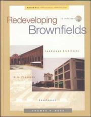 Cover of: Redeveloping Brownfields: Landscape Architects, Site Planners, Developers