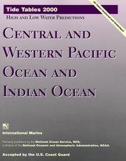 Cover of: Tide Tables 2000: High and Low Water Predictions : Central and Western Pacific Ocean and Indian Ocean (Tide Tables 2000)