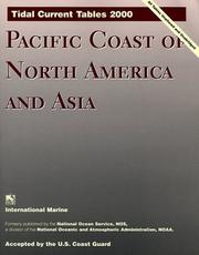 Cover of: Tidal Current Tables 2000, Pacific Coast of North America and Asia (Tidal Current Tables Pacific Coast of North America and Asia)