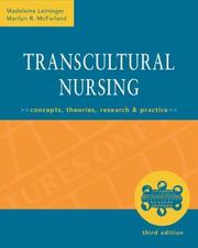Cover of: Transcultural nursing by Madeleine M. Leininger