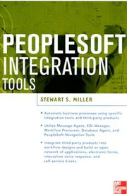 Cover of: PeopleSoft Integration Tools by Stewart S. Miller