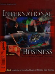Cover of: International business: the challenge of global competition